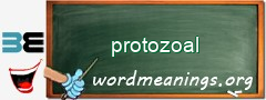 WordMeaning blackboard for protozoal